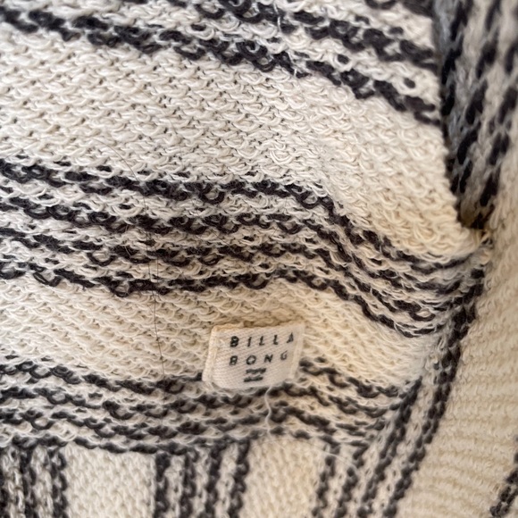 Billabong Size Small Striped Hoodie - Picture 4 of 7